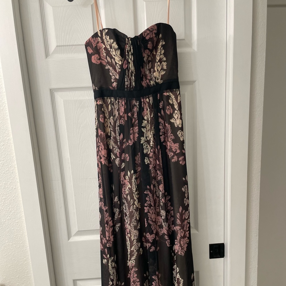BCBG Strapless Maxi Dress